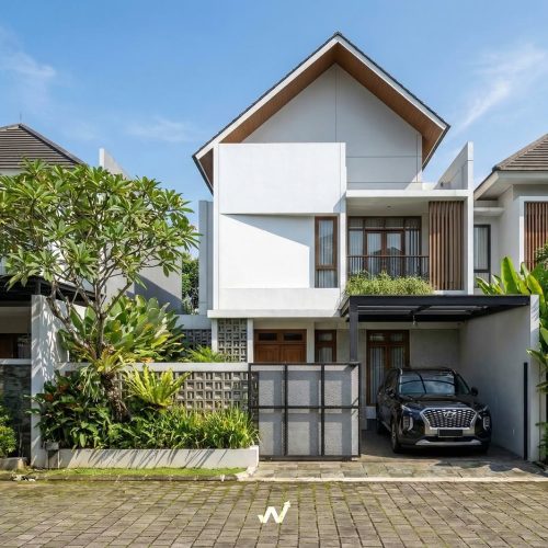 Desain Rumah Scandinavian 2 LantaiPerpaduan antara Modern Tropis dan sentuhan Japandi-Scandi. De