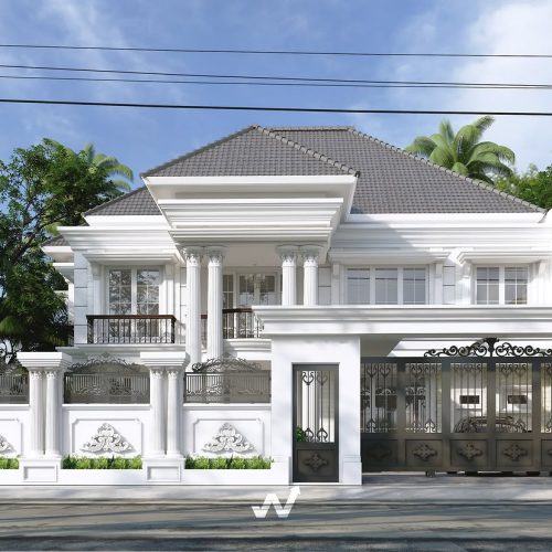 Rumah klasik 2 LantaiProject - ADI HouseLokasi - Sumenep____________________Wismatama StudioExte